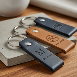 Chaveiros de Couro Sintético Personalizados